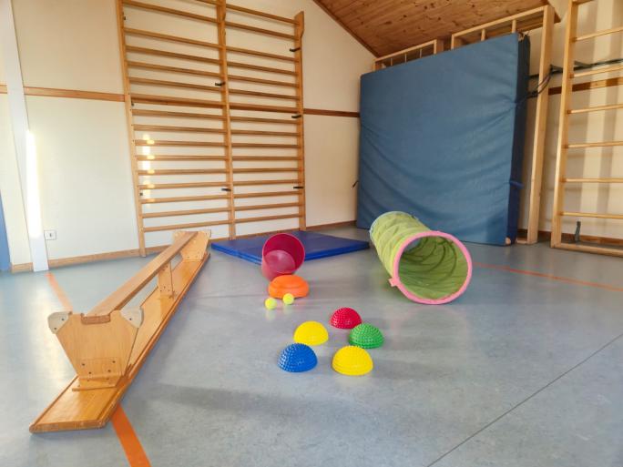 Blick in den Turnraum