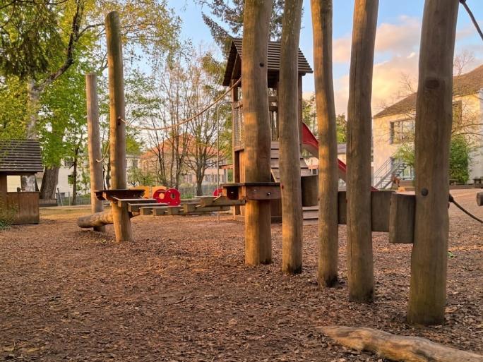 Garten mit Bewegung Parcours