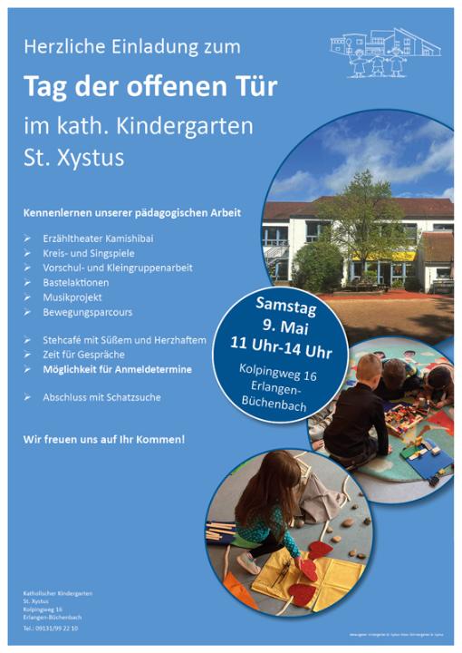 Posterwerbung für den Tag der offenen Tür