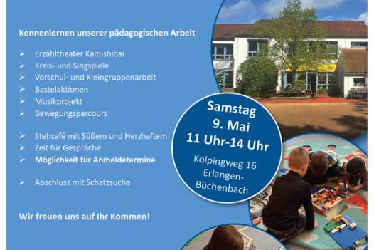 Posterwerbung für den Tag der offenen Tür