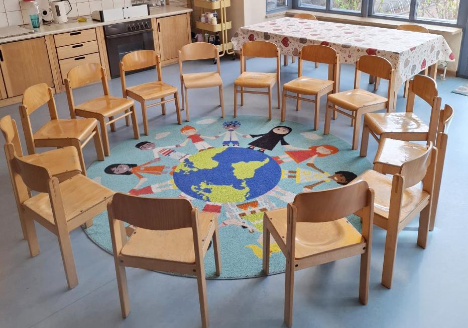 Stuhlkreis im Gruppenraum