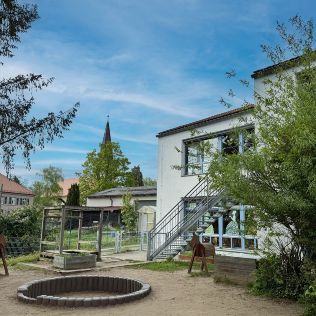 Spielbereich im Garten