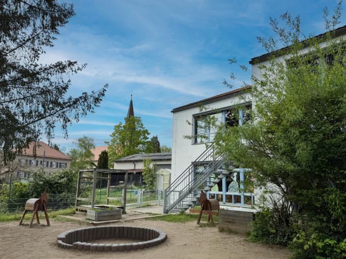 Spielbereich im Garten