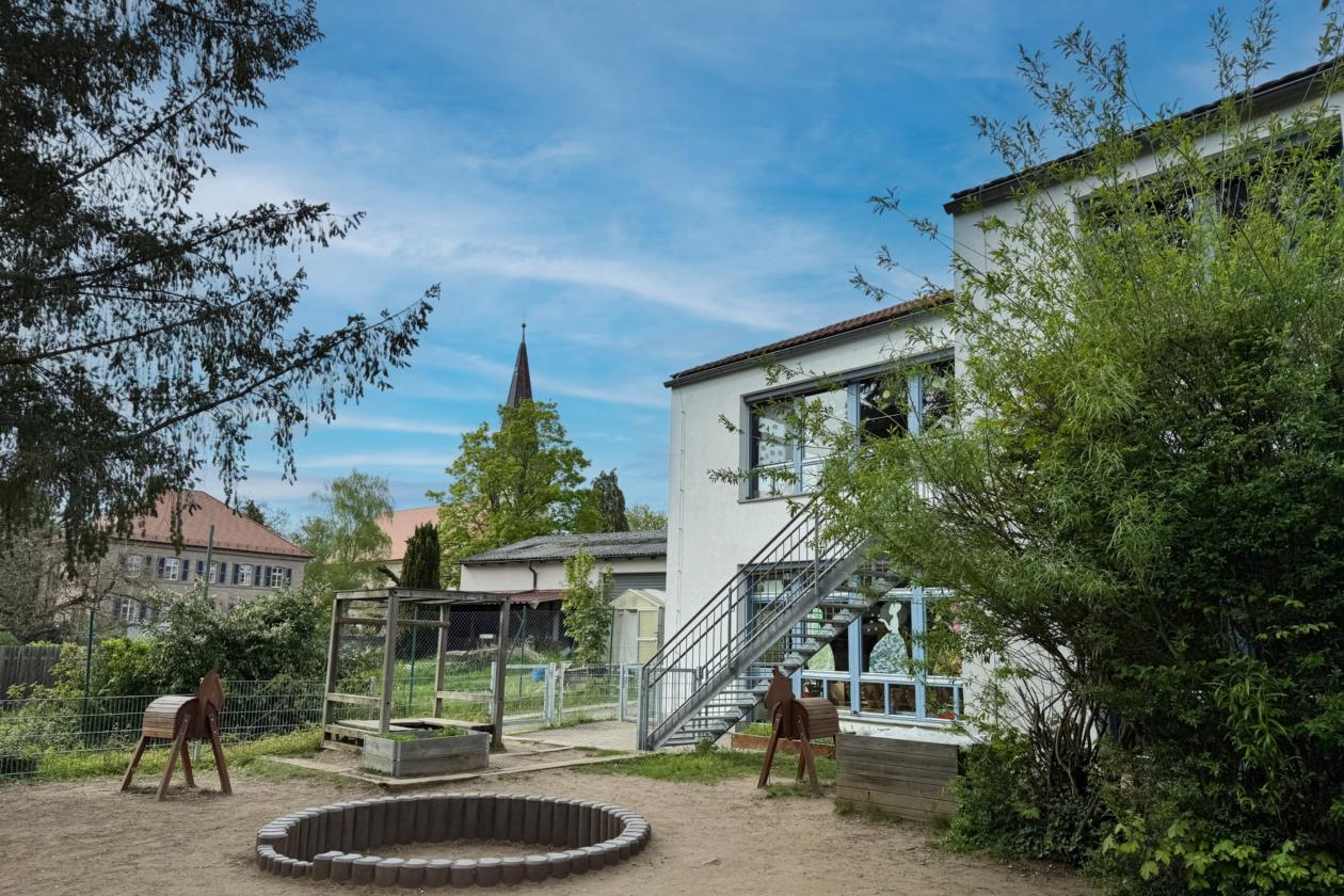 Spielbereich im Garten