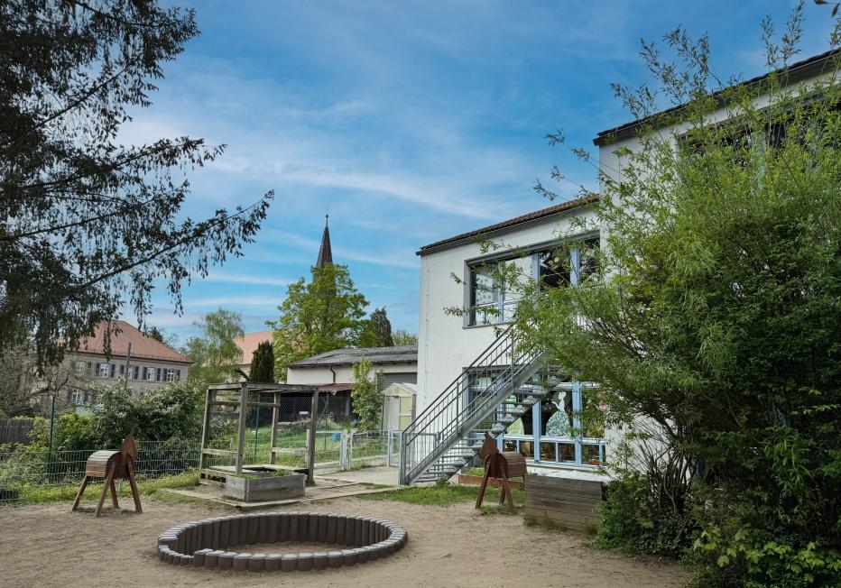 Spielbereich im Garten
