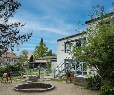 Spielbereich im Garten